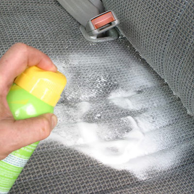 cleaning fabric car seats