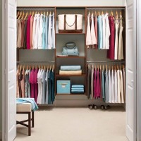 small organized closet