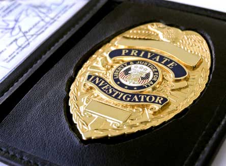 private investigator badge