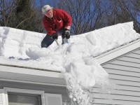 How to remove snow from the roof and the car