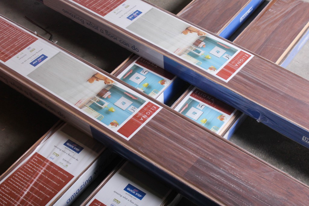 boxes of laminate