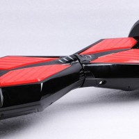 black and red hoverboard