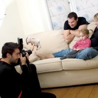 photographer taking family photo