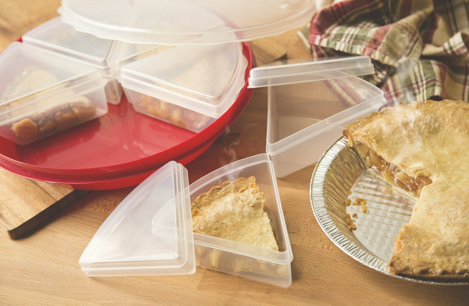 slice savers containers for fridge leftovers