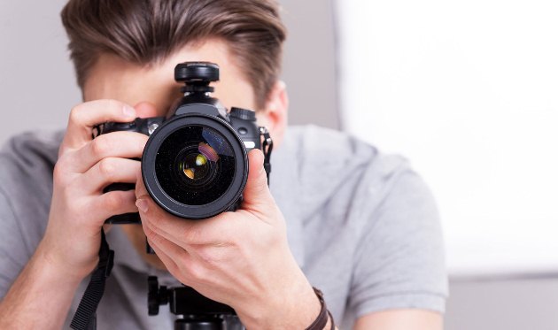 photographer with a camera