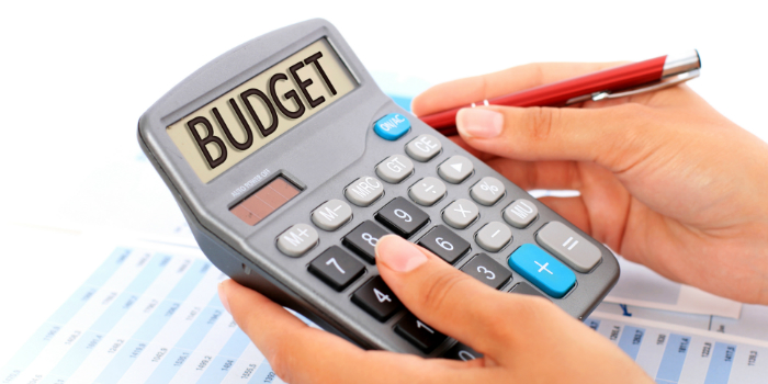 a word budget on calculator