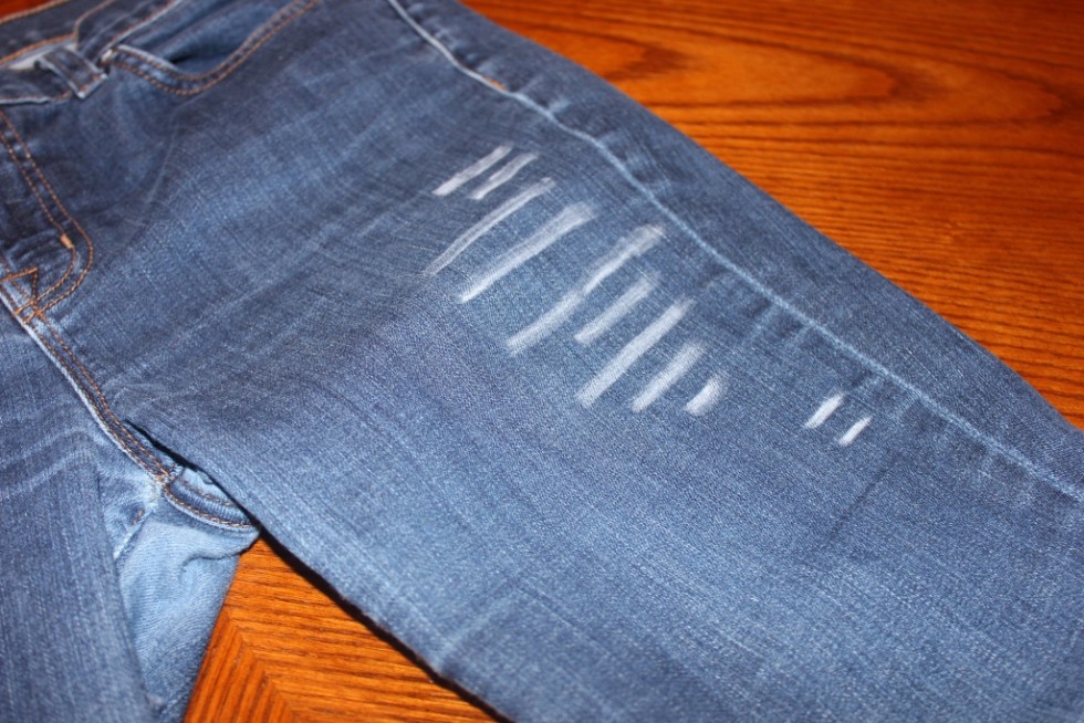 How to distress jeans DIY HireRush Blog
