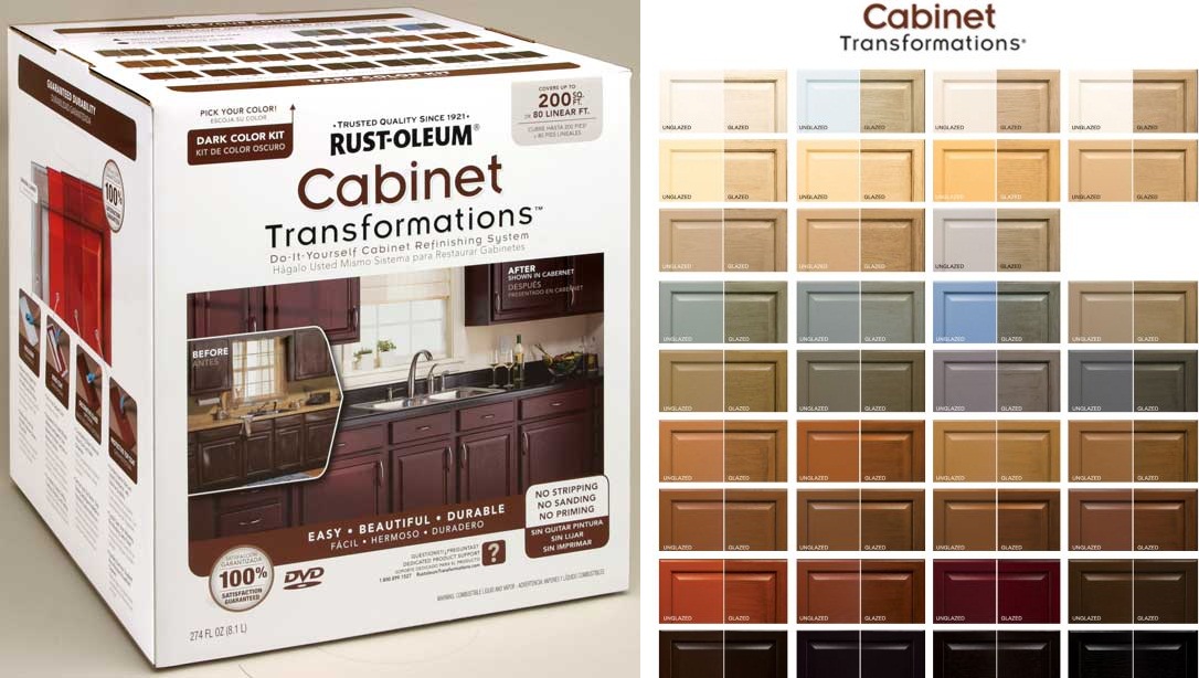 rustleum kitchen cabinet light refinishing kit