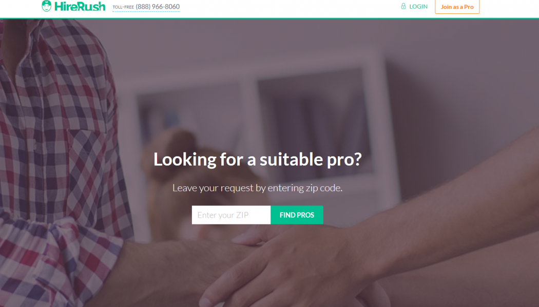 hirerush website builder