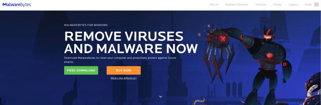 Malwarebytes virus removal tool