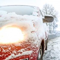 warming up your car in winter