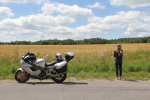 touring motorcycle