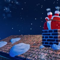 Concept of being in an unhealty state. Santa Claus gets stuck in chimney on christmas eve because he is too fat. Maybe he should hit the gym in January.