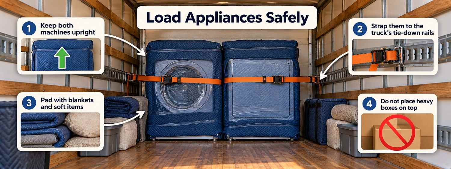 how to move washer and dryer