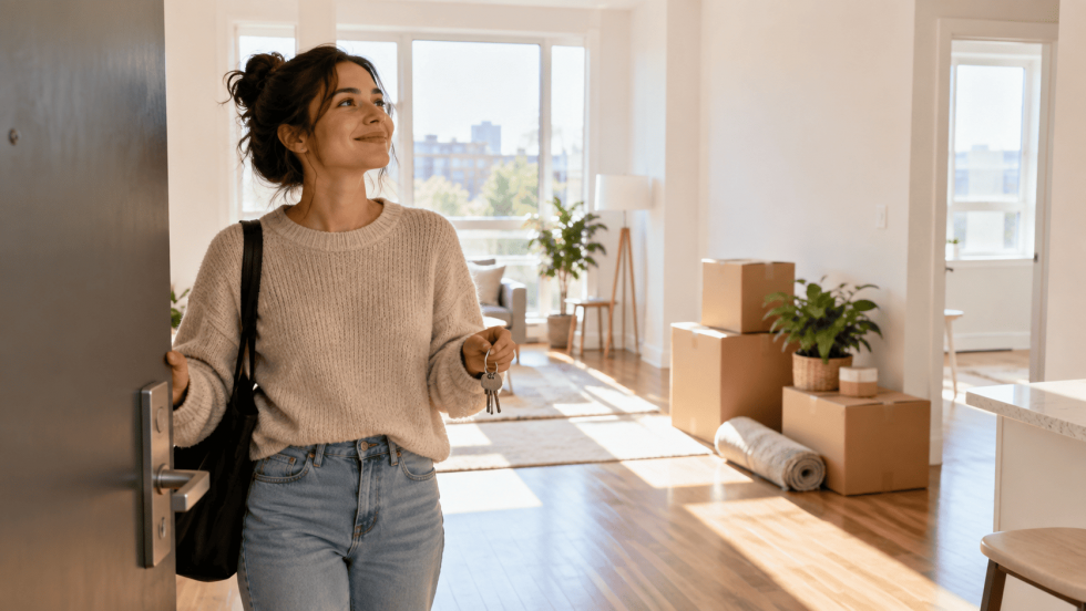 moving into a new apartment