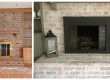 How to whitewash brick fireplace