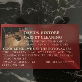 Photo #5: DAVIDS Restore Carpet Cleaning