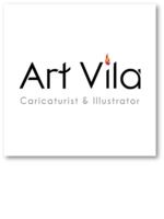 Logo Art Vila - Caricaturist Artist