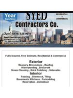 Logo Syed Contractors