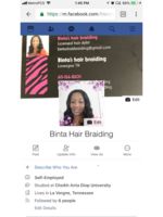 Logo Binta's Hair Braiding
