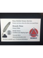 Logo Sims Mobile Notary