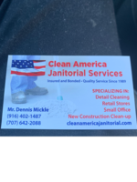 Logo Clean America Janitorial, LLC