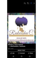 Logo Rakeisha C. House of Beauty