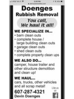 Logo Doenges Rubbish Removal