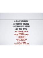 Logo A.T Auto & Used Tires