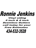 Logo Ronnie Jenkins Siding & Gutters