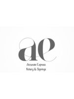 Logo Accurate Express Notary & Signing Agent