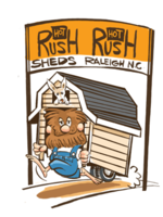 Logo HOT RUSH SHEDS