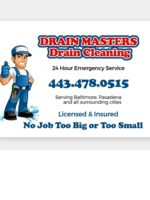 Logo Drain Masters Drain Cleaning Llc