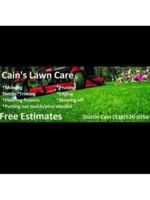 Logo Cain's Lawn Care