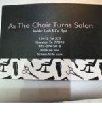 Logo As The Chair Turns Salon