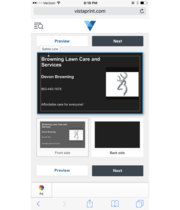 Logo Browning lawn care and services