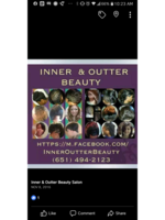 Logo Inner & Outter beauty salon