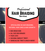 Logo Happy Hair Braiding Services