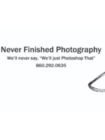 Logo Never Finished Photography