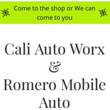 Logo Romero Mobile Auto & Cali Auto Worx