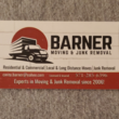 Logo Barner Moving & Junk Removal