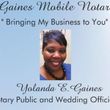 Photo #1: Gaines Mobile Notary