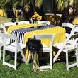 Photo #21: Resin chair, chavary chair,tables, tablecloths