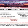 Photo #1: 1-2 Man Moving Assistance Services $25/hr per man
