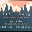 Photo #1: T & A Junk Removal and Hauling