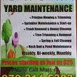 Photo #1: Mow-Town Yard Maintenance, Lawn Mowing.. Cleanup, Free Estimates!