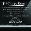 Photo #1: Tri City PC Repair  - 30 Day Warranty - 1400+ jobs
