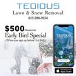 Photo #1: Snow Removal - $500 VIP seasonal rate *valid through Oct 28*