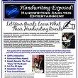 Photo #1: Handwriting Analysis Readings-Trade Shows-Holiday Events-Promotions