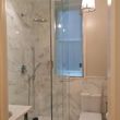 Photo #9: Custom glass and mirror: shower door, Glass backsplash , glass wall
